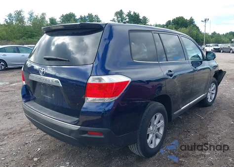 2012 Toyota Highlander from USA, damaged, VIN 5TDZA3EH9CS023492